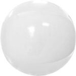 12" Solid-Color Beach Ball - White