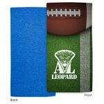 12" x 24" Dye Sublimated Microfiber Towel - Blue