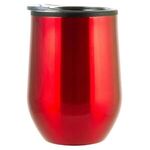 12oz Bay Mist Stainless Wine Tumbler with Lid - Red