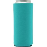 12oz. Slim Neoprene Seltzer Coolie - Neon Blue