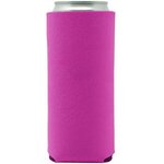 12oz. Slim Neoprene Seltzer Coolie - Neon Pink