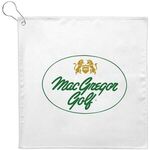 12x12 Golf Towel w/Grommet - 200GSM