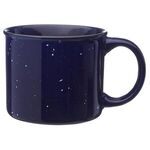 13 oz. Ceramic Campfire Coffee Mugs - Blue