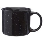 13 oz. Ceramic Campfire Coffee Mugs - Colored - Full Color - Black