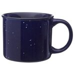 13 oz. Ceramic Campfire Coffee Mugs - Colored - Full Color - Blue