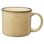 13 oz. Ceramic Campfire Coffee Mugs - Silkscreen - Almond