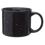 13 oz. Ceramic Campfire Coffee Mugs - Silkscreen - Black