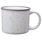13 oz. Ceramic Campfire Coffee Mugs - Silkscreen - White