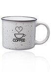 13 oz. Ceramic Campfire Coffee Mugs - Silkscreen -  