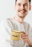 13 oz. Ceramic Campfire Coffee Mugs - Silkscreen -  