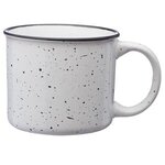 13 oz. Ceramic Campfire Coffee Mugs - White - Full Color - White