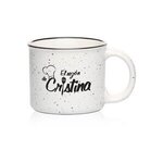 13 oz. Ceramic Campfire Coffee Mugs - White - Full Color -  