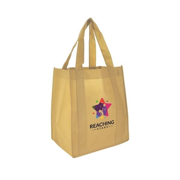 Main Product Image for Custom Printed Gusset Shopping Tote