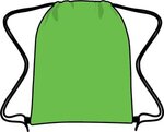 13"w x 16.5"h Drawstring Non-Woven Bag- 4 Color - Lime