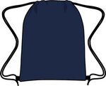 13"w x 16.5"h Drawstring Non-Woven Bag- 4 Color - Navy
