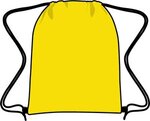 13"w x 16.5"h Drawstring Non-Woven Bag- 4 Color - Yellow