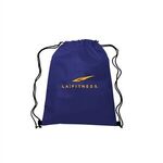 13"w x 16.5"h Drawstring Non-Woven Bag - Navy