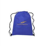 13"w x 16.5"h Drawstring Non-Woven Bag - Royal Blue