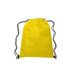 13"w x 16.5"h Drawstring Non-Woven Bag - Yellow