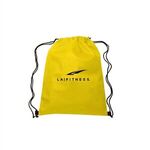 13"w x 16.5"h Drawstring Non-Woven Bag - Yellow