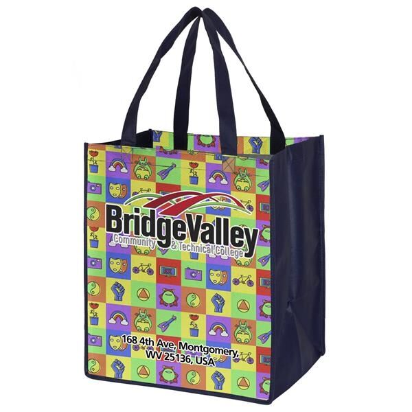 Main Product Image for "GROVE" 13" x 15" Full Color Sublimation Grocery Shopping Tote