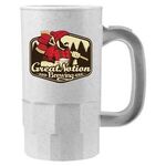 14 oz. Beer Stein (2 Side), Full Color Digital - Granite