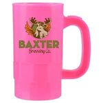 14 oz. Beer Stein (2 Side), Full Color Digital - Neon Pink