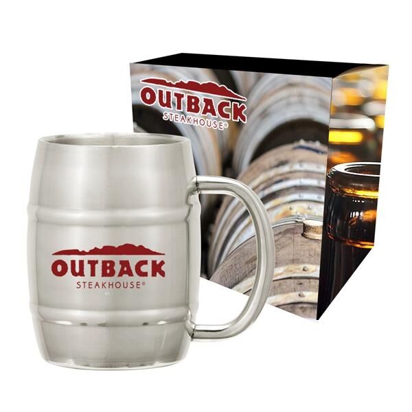 Main Product Image for Custom Printed 14 Oz. Moscow Mule Barrel Mug With Custom Box