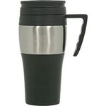 14 oz. Steel with Plastic Lining Travel Mug - Stainless Steel