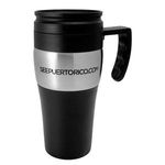 14 oz. Steel with Plastic Lining Travel Mug -  