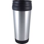 14 oz. Steel with Plastic Lining Travel Tumbler - Stainless Steel