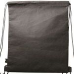 14"w x 16"h Drawstring Backpack - Black