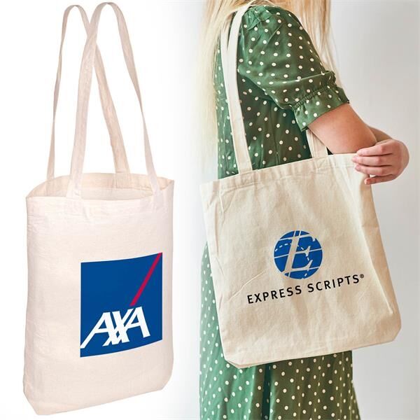Main Product Image for 14"x17" Cotton Tote Bag with Gusset - 140GSM