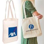 Buy 14"x17" Cotton Tote Bag with Gusset - 140GSM