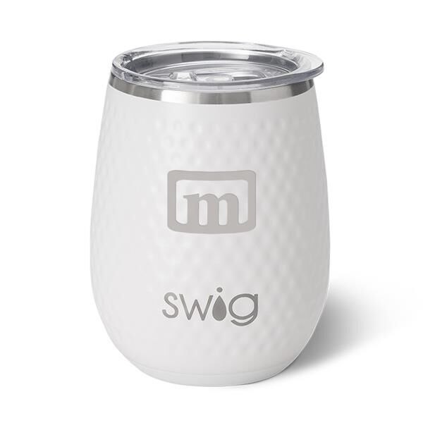 Main Product Image for 14 OZ. SWIG LIFE GOLF STAINLESS STEEL STEMLESS WINE TUMBLER