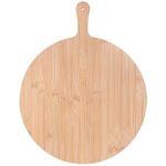 15-Inch Round Bamboo Pizza Cutting Board -  