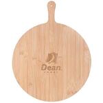 15-Inch Round Bamboo Pizza Cutting Board -  