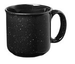 15 oz. Campfire Ceramic Mug in Individual Mailer - Black