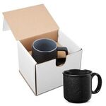 15 oz. Campfire Ceramic Mug in Individual Mailer - Black