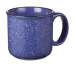 15 oz. Campfire Ceramic Mug in Individual Mailer - Blue-cobalt