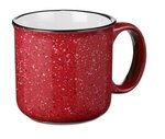 15 oz. Campfire Ceramic Mug in Individual Mailer - Red