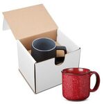 15 oz. Campfire Ceramic Mug in Individual Mailer - Red