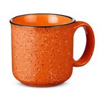 15 oz. Campfire Ceramic Mug - Orange