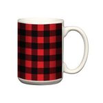 15 Oz. Northwoods Mug - Red With Black
