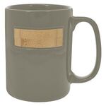 15 Oz. Peek-A-Bamboo Stoneware Mug - Gray