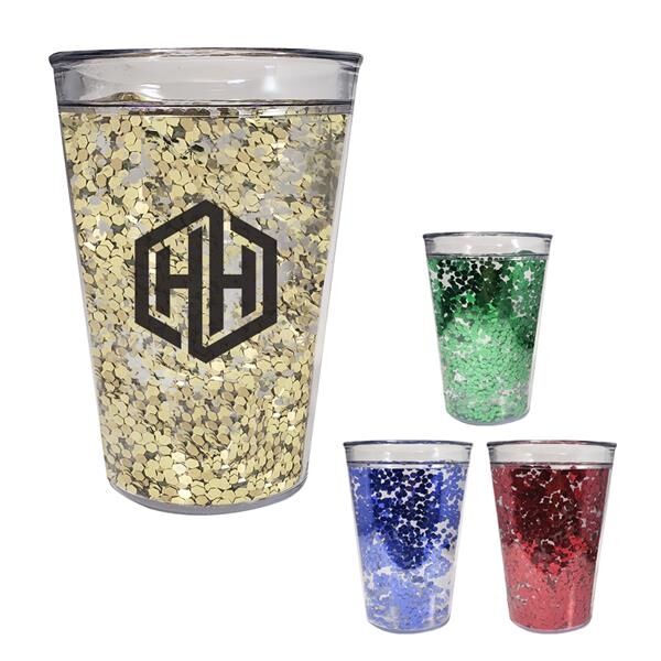 Main Product Image for USA Made 15 Oz Shimmer Glitter Tumbler