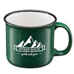 15 oz. Speckle-It Ceramic Camping Mug - Dark Green