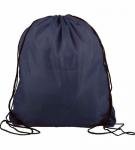 15" x 18" Drawstring Backpack - Navy Blue