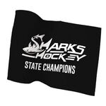 15" x 18" Rally Towels - Black