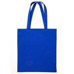 15"x16" Calico Cotton Tote Bag - 140GSM - Blue